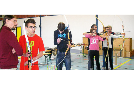Section handisports : initiation pour des jeunes déficients visuels