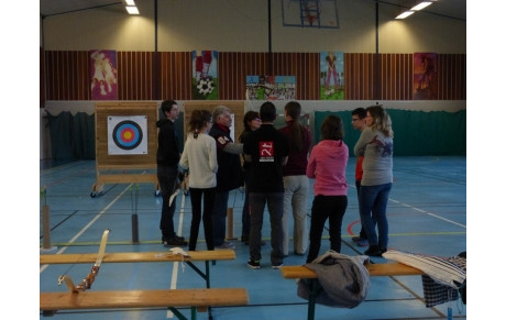 Les photos de l'initiation des jeunes déficients visuels d'Auray