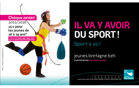 Chèque Sport 2015/2016 de la Région Bretagne