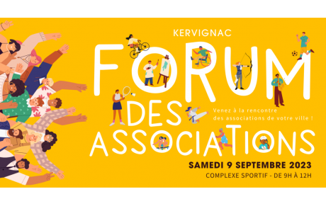 Forum des associations le 9 Septembre 2023