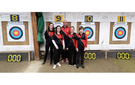 Finale régionale des écoles de tir à l'arc 17 mars à Auray
