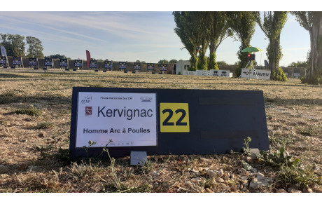 Une première finale nationale pour les Archers de Kervignac